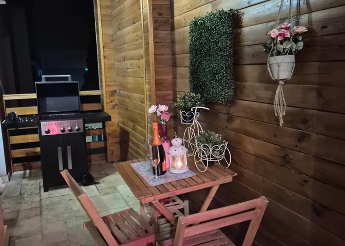 Bella Luxury Penthouse With Outside Jacuzzi And Barbecue Area Apartament